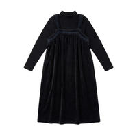 Shell & Jumper With Leaves Stitch Robe