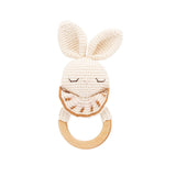 Bonnie The Bunny Teething Ring - w/ Bell