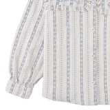 Esmeralda Blouse With Embroidery And Ruffle Detail