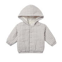 Hooded Woven Jacket Blue
Gingham