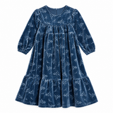 Floral Embossed Velour Robe