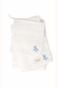 Embroidery Baby Swaddle And Lovey Set