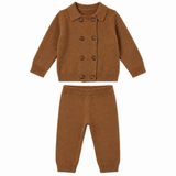 Double Breasted Knit Set