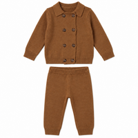 Double Breasted Knit Set