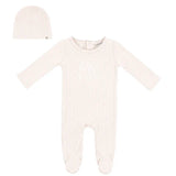 Baby Romper With Lace Rib With Print