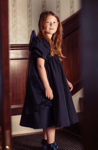 Tulle Bow Taffeta Dress