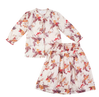 Girls Floral Print 2 PCS Set