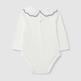 Embroidered Collar Onesie