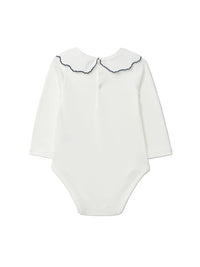 Embroidered Collar Onesie