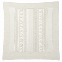 Center Braided Knit Blanket