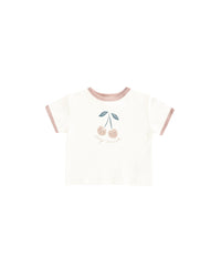Ringer Tee Cherry