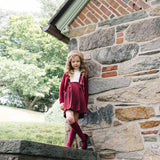 Knife Pleated Suspender Skirt