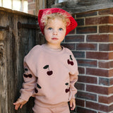 Cherry Patch Sweatshirt Set