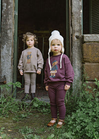 Bear Sweatshirt Set Girl