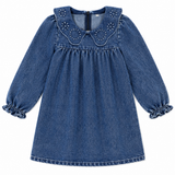Crochet Denim Dress