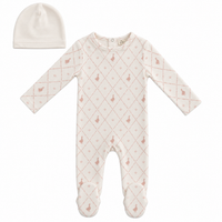 Goose Allover Print Footie Girl
