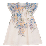Girls Boarder Floral Dress