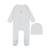 Dainty Grid Footie Set