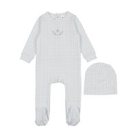 Dainty Grid Footie Set