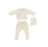 Sky Jacket And Footed Pants Set