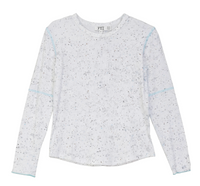 Girls Rib Top With Long Sleeves