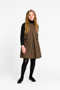 Tweed Bow Pockets Jumper