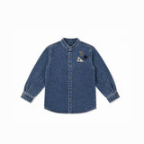 Crochet Denim Shirt