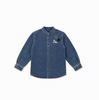 Crochet Denim Shirt
