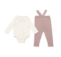 Knit Overall Set