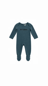 Je T'aime Print Footie