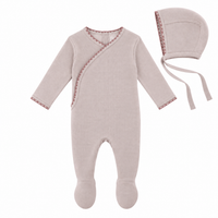 Fake Wrap Knit Footie