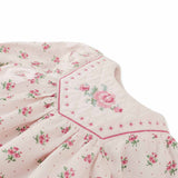 Baby Olivia Floral Printed Dress With Embroidery On Yoke
