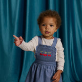Baby Margot Cherry Emb Pinafore Dress And Tee Set