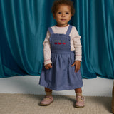 Baby Margot Cherry Emb Pinafore Dress And Tee Set