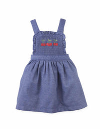Baby Margot Cherry Emb Pinafore Dress And Tee Set