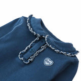 Baby Geraldine Ribbed Tee With Scalloped Collar