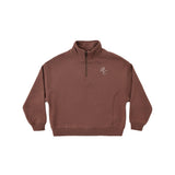 Half Zip Sweatshirt Mulberry