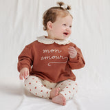 Amour Sweatshirt With Ruffle Collar