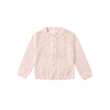 Knit Cardigan With Hearts