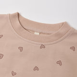 Relaxed Sweatshirt Hearts Set