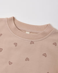 Relaxed Sweatshirt Hearts Set