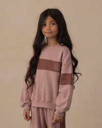Panel Stripe Sweatshirt