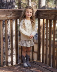 Reagan Sweater Flower