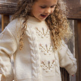 Reagan Sweater Flower