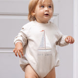 Crewneck Romper Set Sail