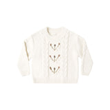 Reagan Sweater Flower