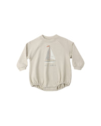 Crewneck Romper Set Sail