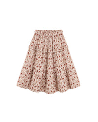 Ruffled Midi Skirt