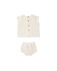 Scallop Knit Set