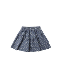 Tiered Mini Skirt Ditsy